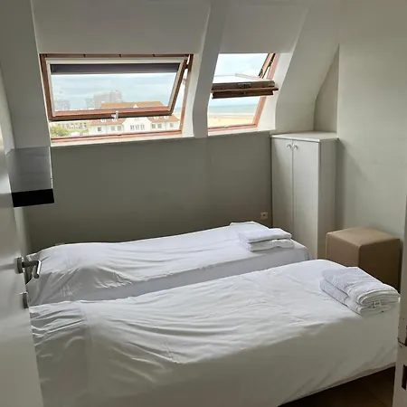 Daire Penthouse De Vaughan -luxe Met Zeezicht Oostende